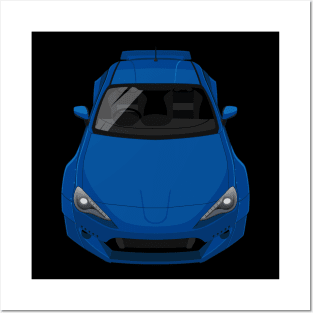 GT86 Body Kit - Blue Posters and Art